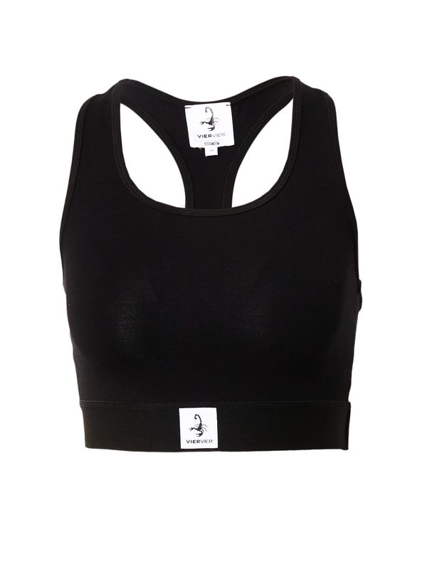 VIERVIER VIERVIER Топ 'Joelle'  черно / бяло