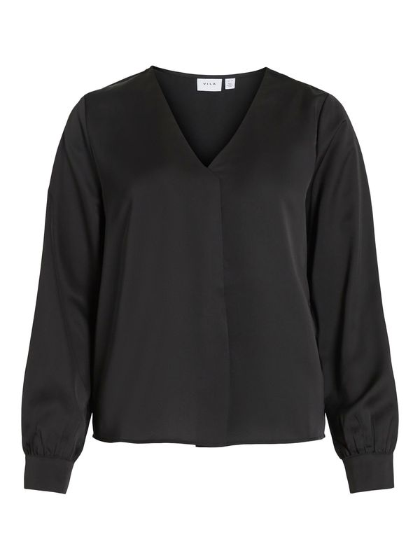 VILA VILA Блуза  черно