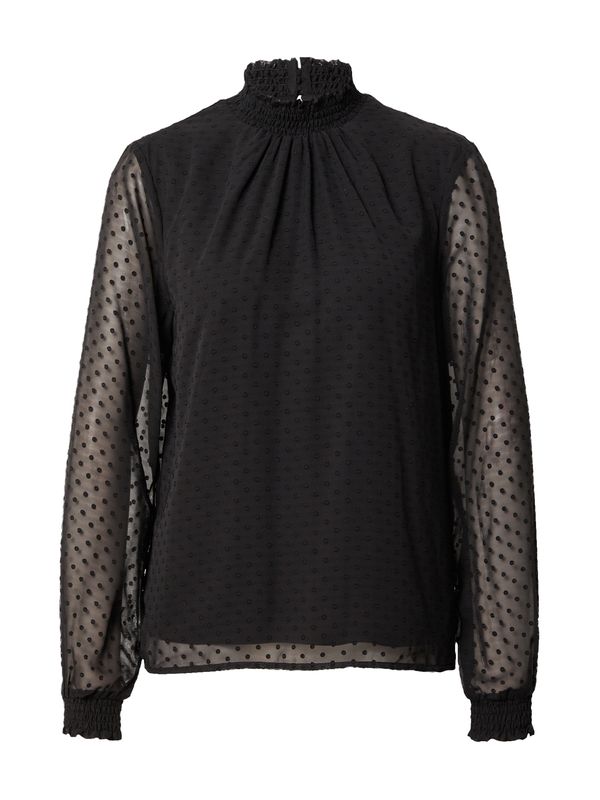 VILA VILA Блуза 'DOBBY'  черно