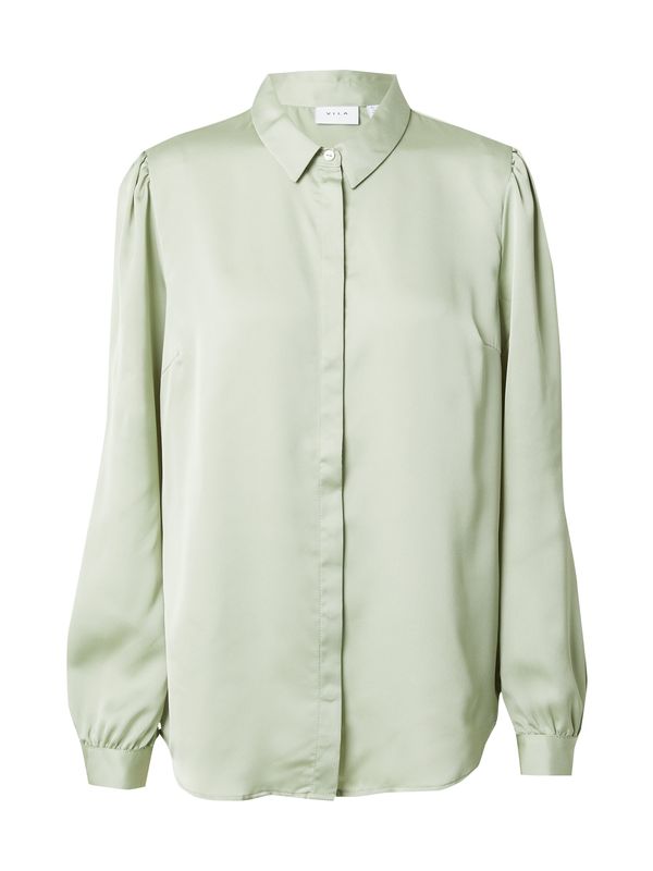 VILA VILA Блуза 'ELLETTE'  пастелно зелено
