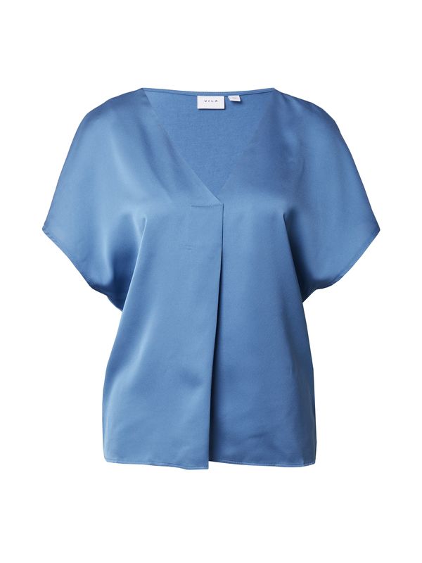 VILA VILA Блуза 'ELLETTE'  синьо