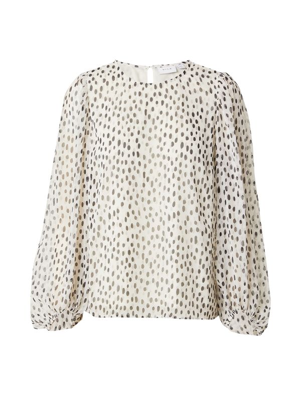 VILA VILA Блуза 'FALIA'  кремаво / сиво