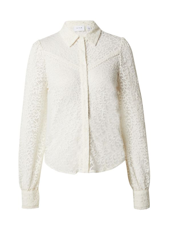 VILA VILA Блуза 'Glaze'  бяло