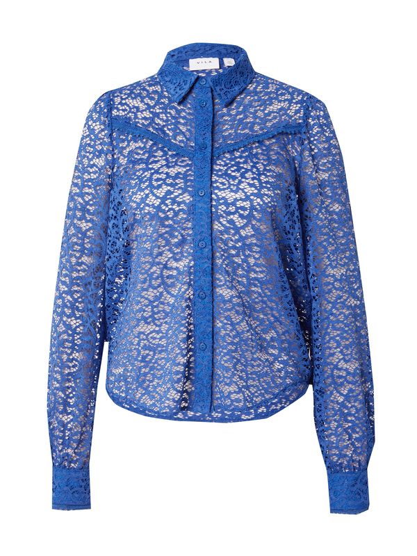 VILA VILA Блуза 'GLAZE'  синьо