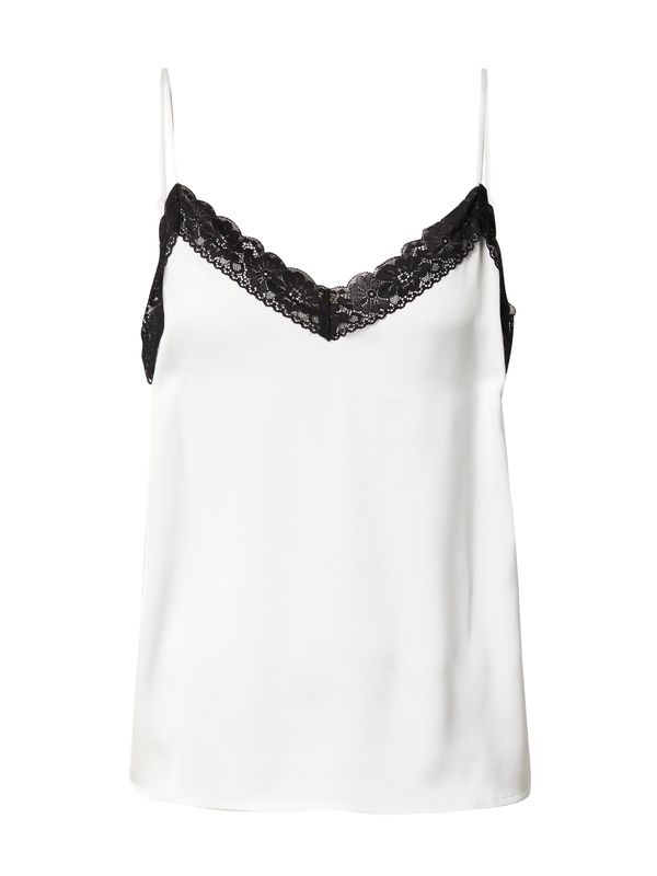 VILA VILA Блуза 'JEANETTE'  черно / бяло