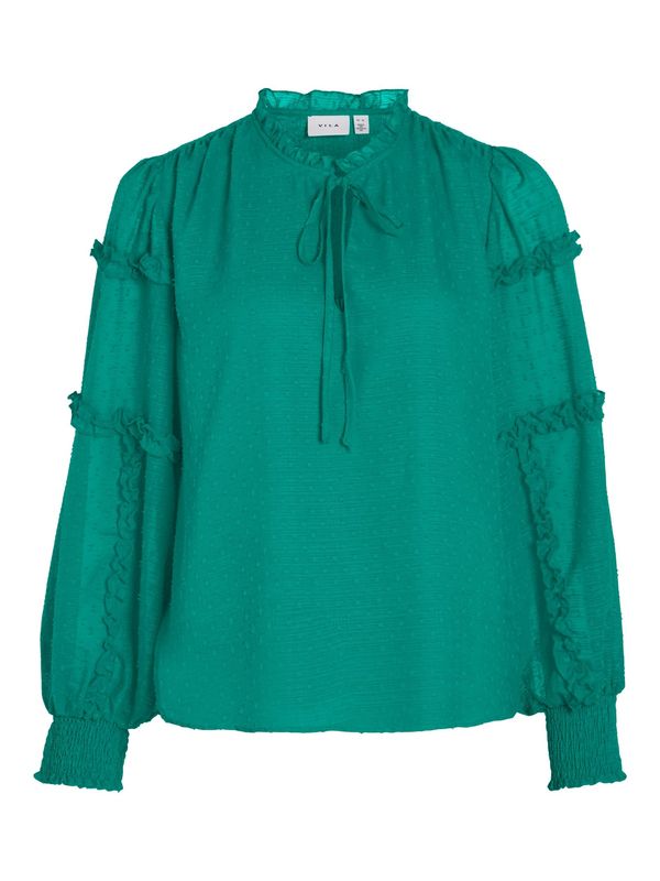 VILA VILA Блуза 'Jessa'  смарагдово зелено