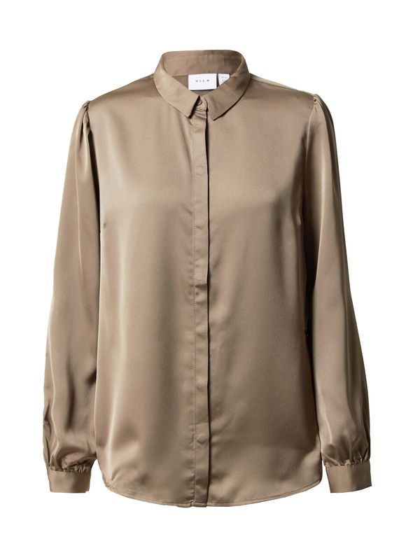 VILA VILA Блуза  кафяво