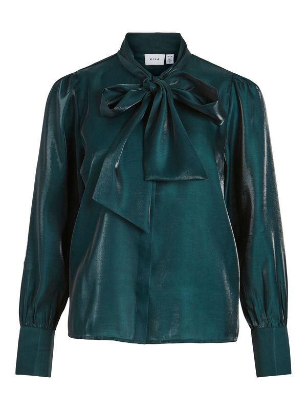 VILA VILA Блуза 'Klarnia'  тъмнозелено