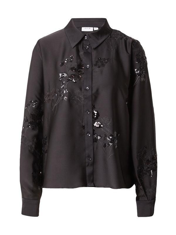 VILA VILA Блуза 'RAVENNA'  черно