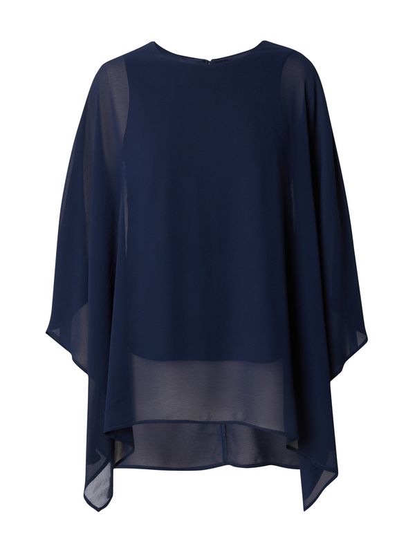 VILA VILA Блуза 'SANDRA'  тъмносиньо