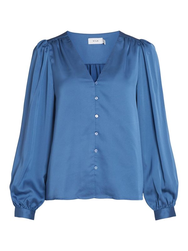 VILA VILA Блуза  синьо