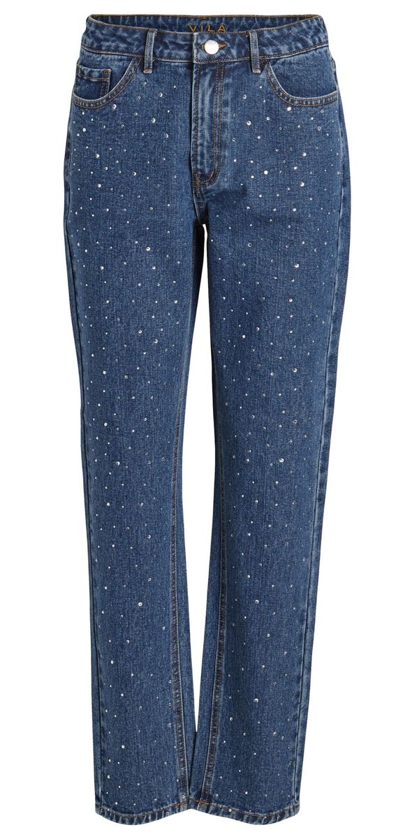 VILA VILA Дънки 'ALICE'  син деним / прозрачно