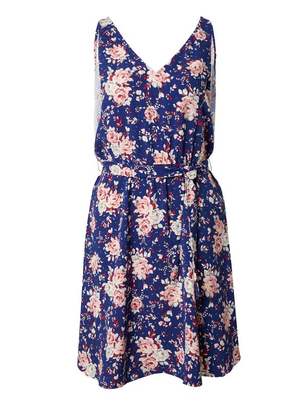 VILA VILA Лятна рокля 'KRISTINA LAIA'  лилав / розово / бяло