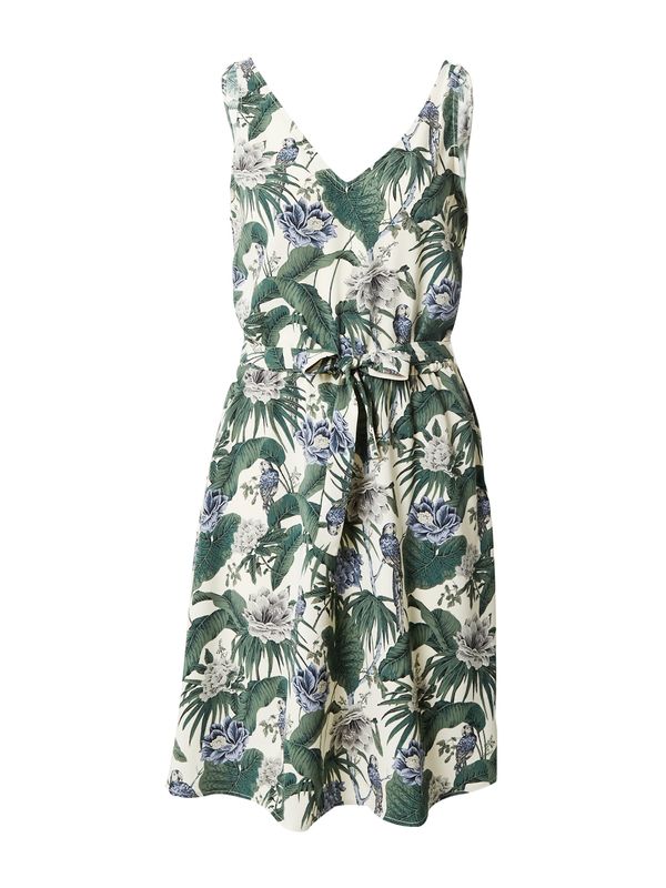 VILA VILA Лятна рокля  светлосиньо / тъмнозелено / черно / бяло