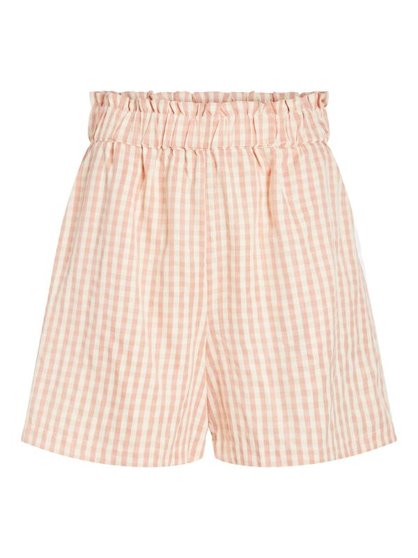 VILA VILA Панталон 'Bea'  бледорозово / бяло