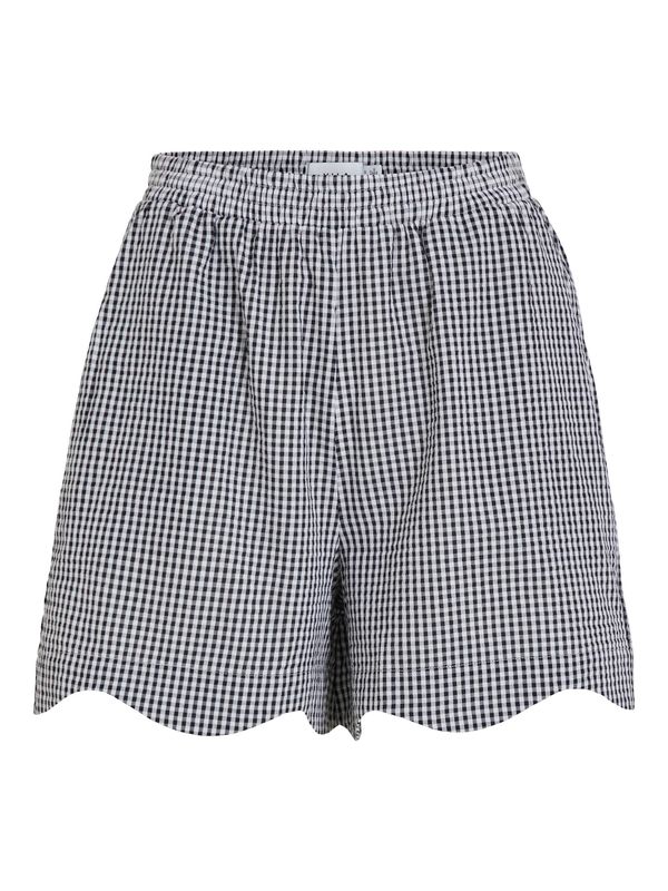 VILA VILA Панталон  черно / бяло