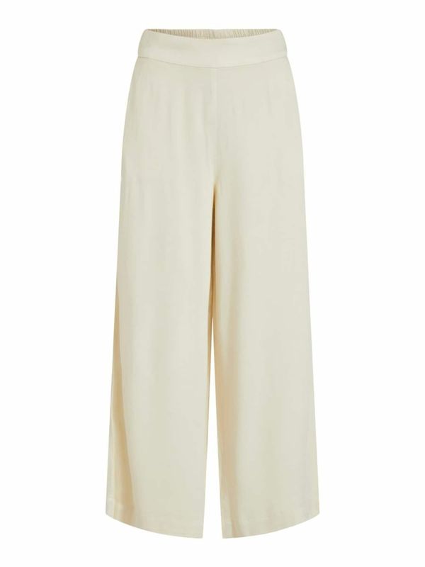 VILA VILA Панталон 'Fanza'  бял памук