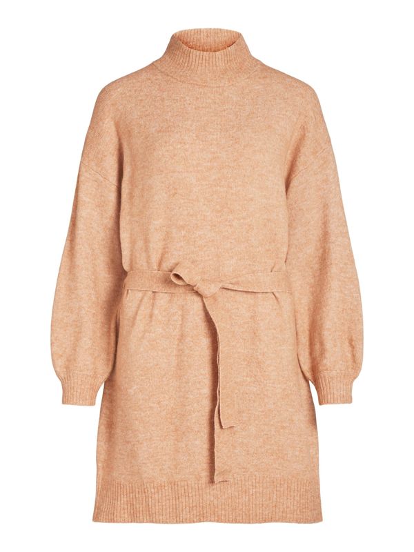 VILA VILA Плетена рокля 'EVAH'  карамел