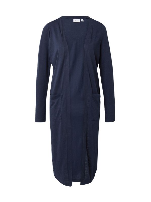 VILA VILA Плетена жилетка 'CILLE'  нейви синьо