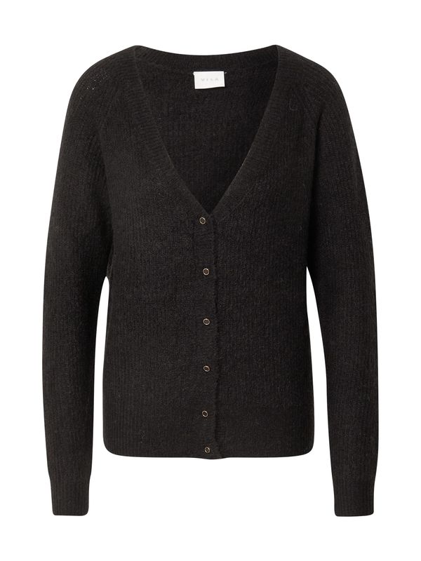 VILA VILA Плетена жилетка 'DUA'  злато / черно