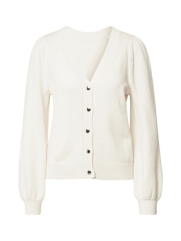 VILA VILA Плетена жилетка 'MAU'  кремаво