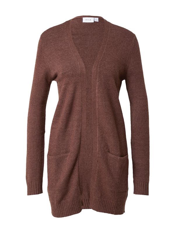 VILA VILA Плетена жилетка 'Ril'  шоколад