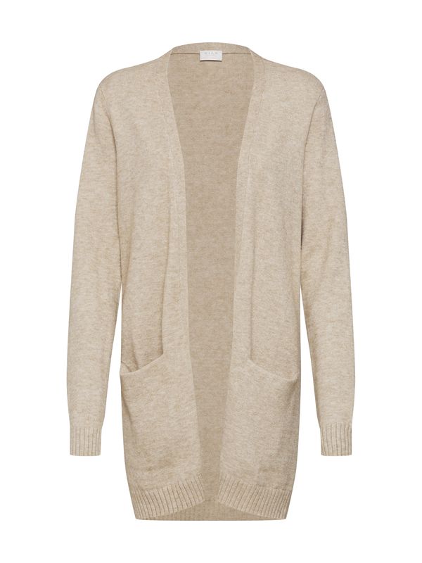 VILA VILA Плетена жилетка 'Ril'  светлобежово