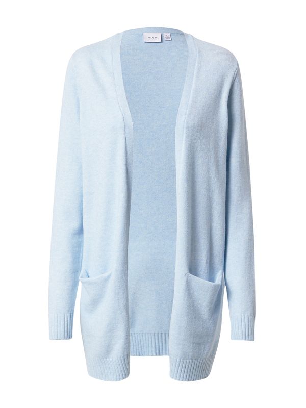 VILA VILA Плетена жилетка 'Ril'  светлосиньо