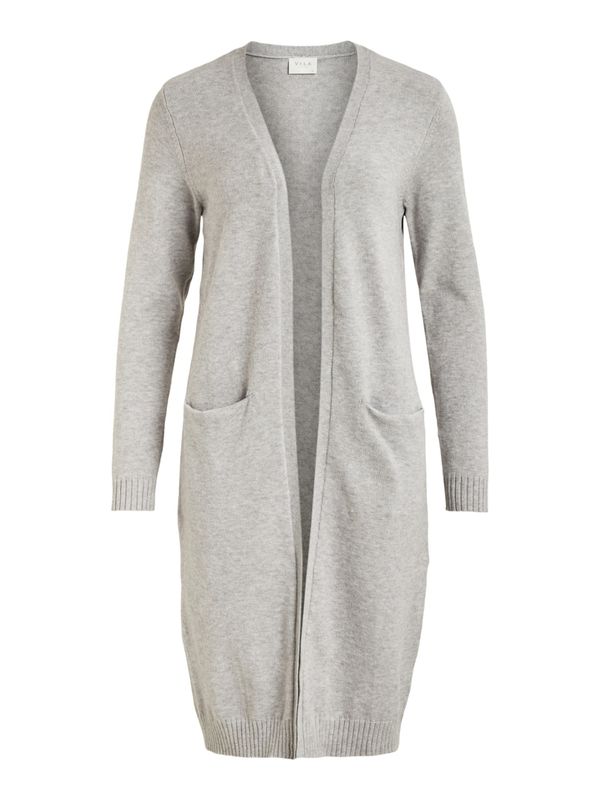 VILA VILA Плетено манто 'Ril'  сив меланж
