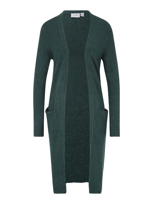 VILA VILA Плетено манто 'Ril'  тъмнозелено