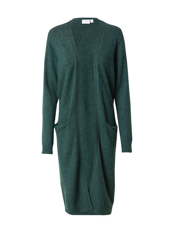 VILA VILA Плетено манто 'Ril'  тъмнозелено