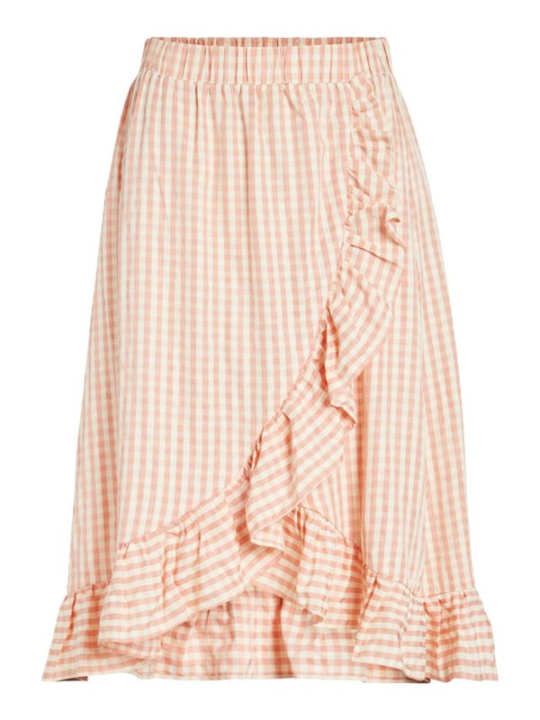 VILA VILA Пола 'BEA'  розе / бяло