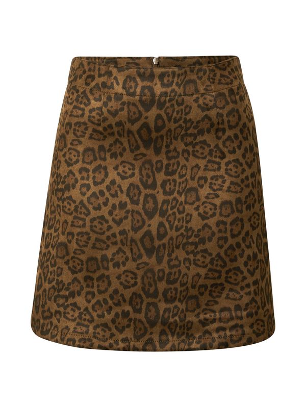 VILA VILA Пола 'Faddy'  кафяво / черно