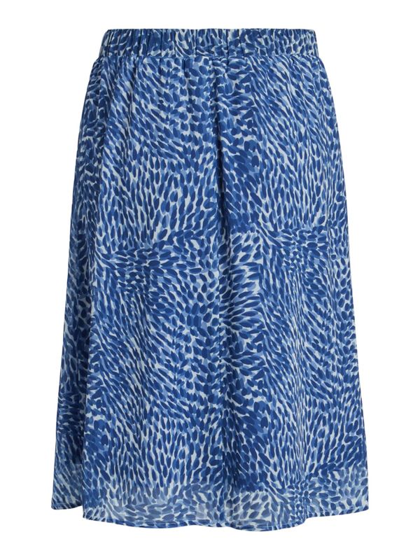 VILA VILA Пола 'Fulla'  нейви синьо / опушено синьо / бяло