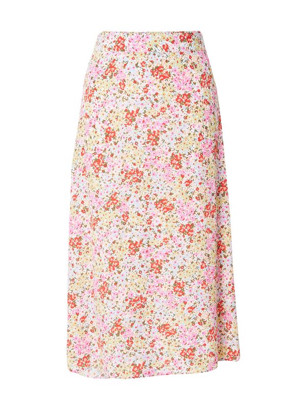 VILA VILA Пола 'Kikki'  жълто / розово / червено / бяло