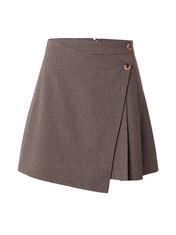 VILA VILA Пола 'Klara'  светлобежово / тъмнокафяво / черно