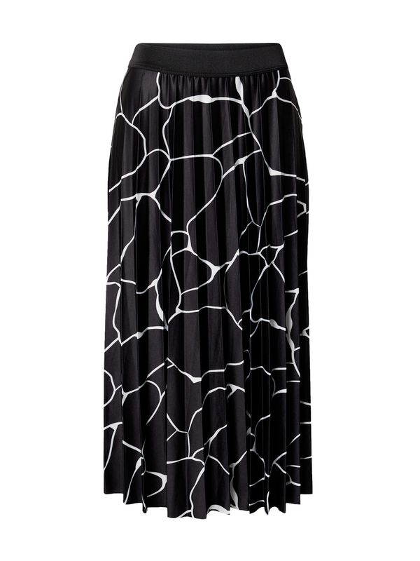 VILA VILA Пола 'Nitban'  черно / бяло