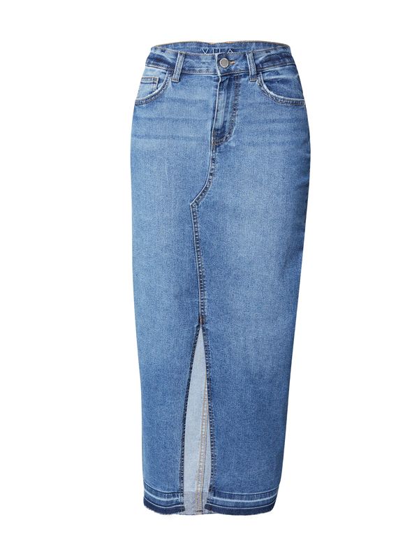 VILA VILA Пола 'RAY'  син деним