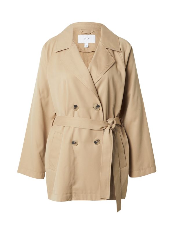 VILA VILA Преходно палто 'Jancine'  бежово
