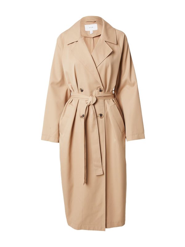 VILA VILA Преходно палто 'JANCINE'  цвят "пясък"