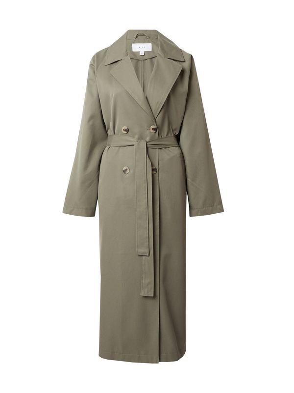 VILA VILA Преходно палто 'Jancine'  тъмнозелено