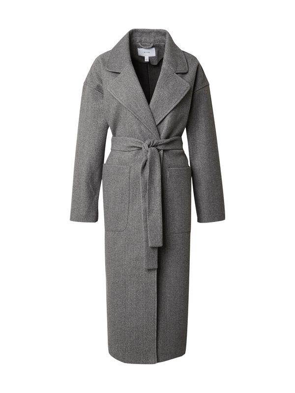 VILA VILA Преходно палто 'POKA'  сив меланж