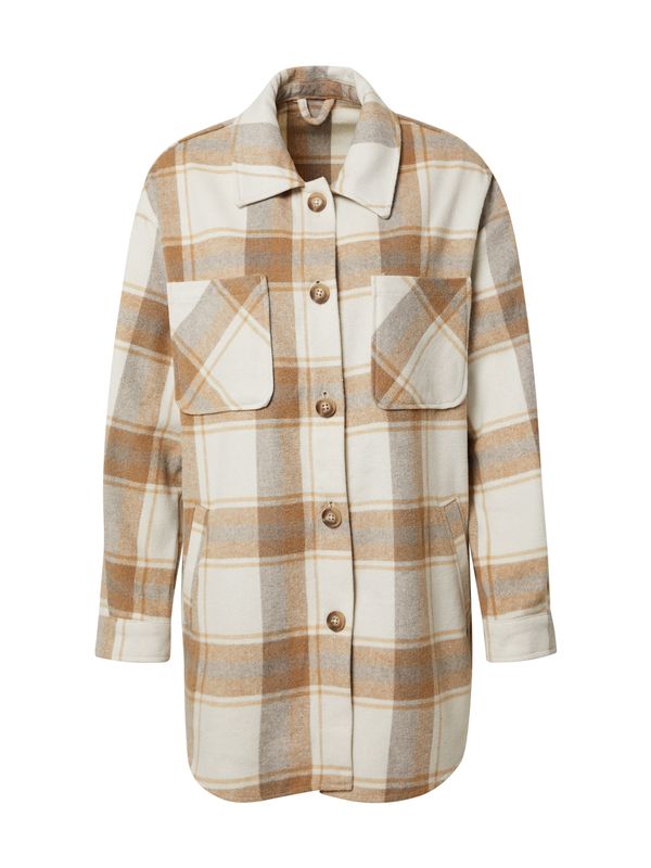 VILA VILA Преходно яке 'Kimmi'  кремаво / тъмнобежово / светлокафяво