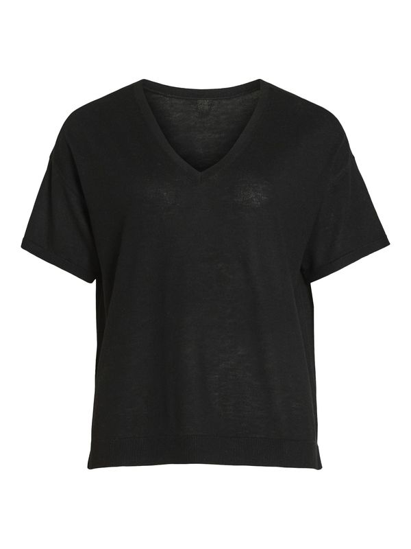 VILA VILA Пуловер 'Abella'  черно