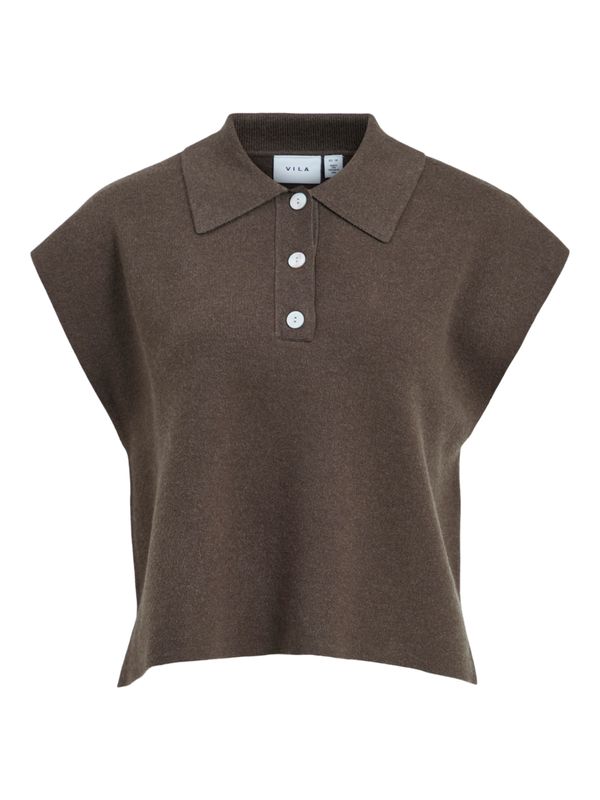 VILA VILA Пуловер 'CASSIE'  кафяво