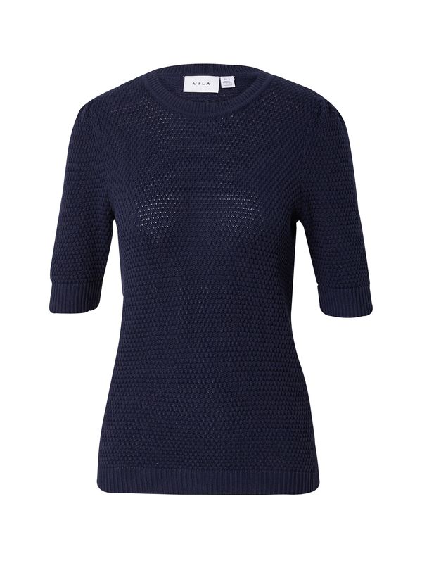 VILA VILA Пуловер 'DALO'  нейви синьо
