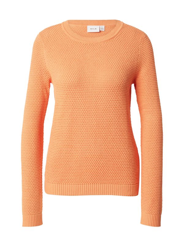 VILA VILA Пуловер 'Dalo'  светлооранжево