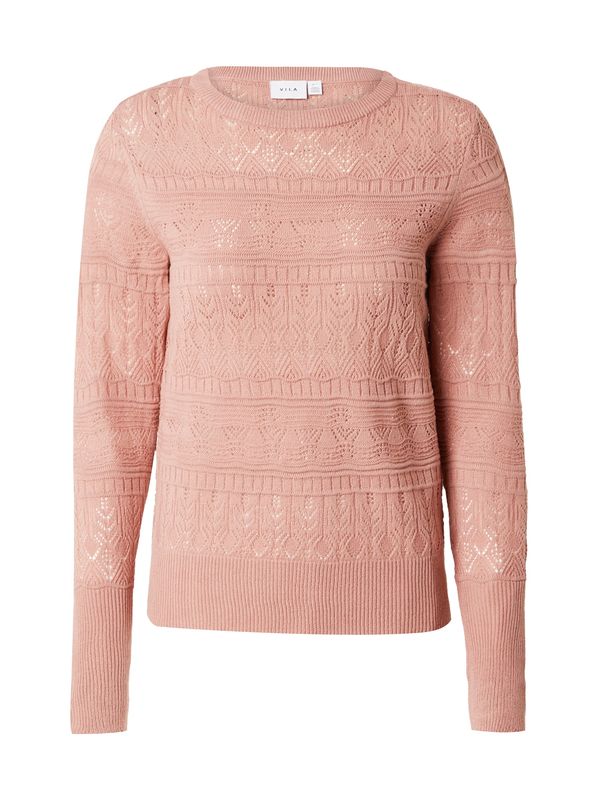 VILA VILA Пуловер 'EMINA'  пепел от рози
