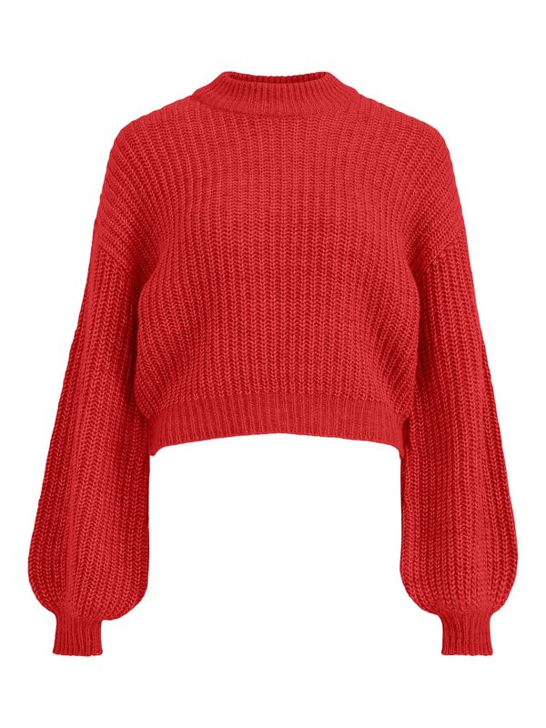 VILA VILA Пуловер 'FELO'  огнено червено