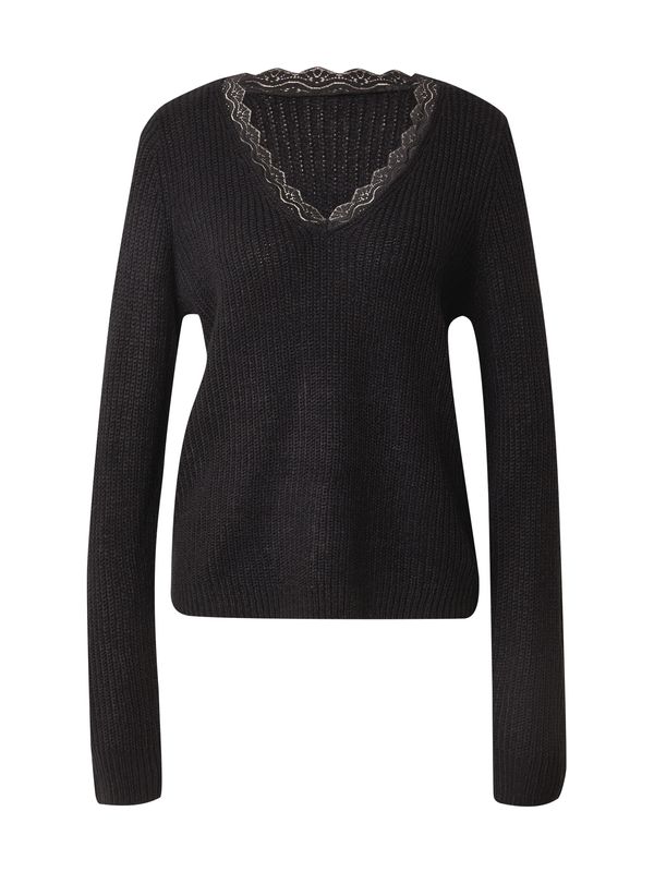 VILA VILA Пуловер 'LOU'  черно